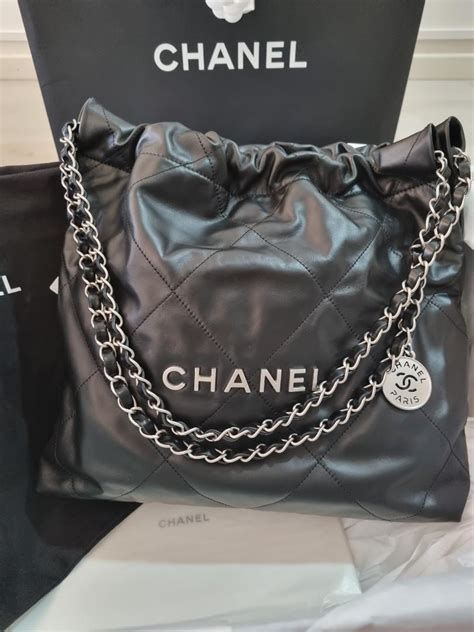 chanel mini 22 silver hardware